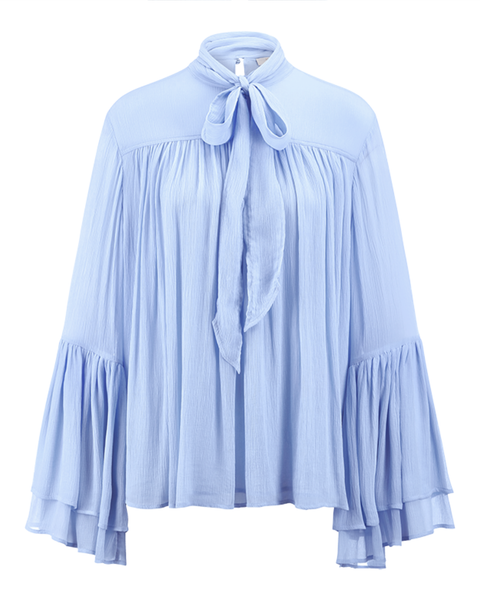 RIANI - Baby Blue Boho Blouse