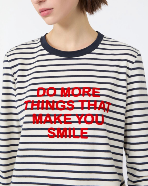 Weekend Max Mara - Stripe Motif Jersey T-shirt