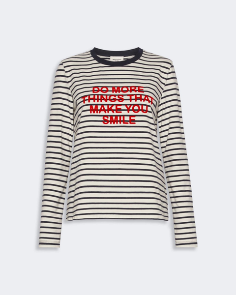 Weekend Max Mara - Stripe Motif Jersey T-shirt