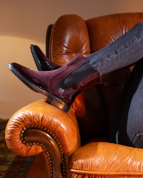 DL Sport - Claret Chelsea Boot