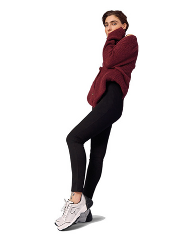 RIANI - Black Scuba Skinny Trousers