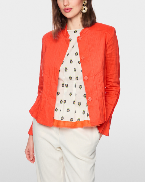 Marc Cain - Coral Linen Jacket