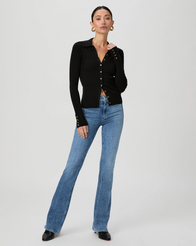 PAIGE - High Rise Laurel Canyon Bootcut Jeans