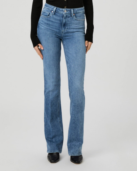 PAIGE - High Rise Laurel Canyon Bootcut Jeans
