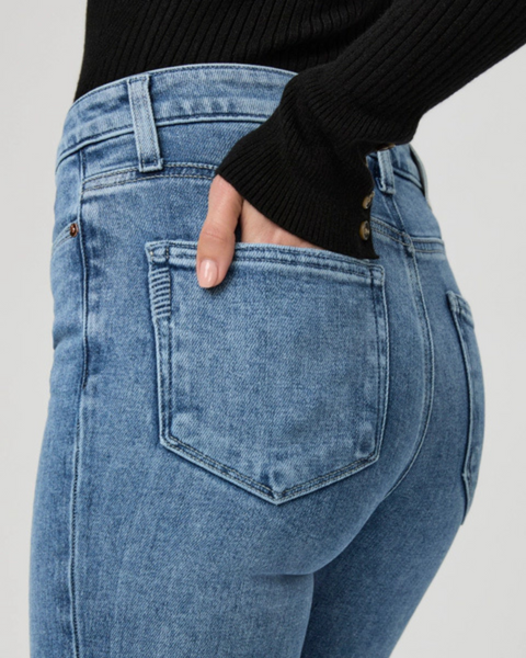 PAIGE - High Rise Laurel Canyon Bootcut Jeans