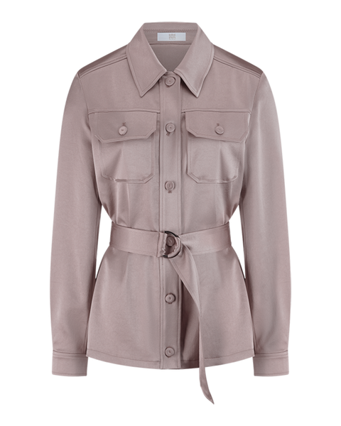 RIANI - Satin Belted Blouse