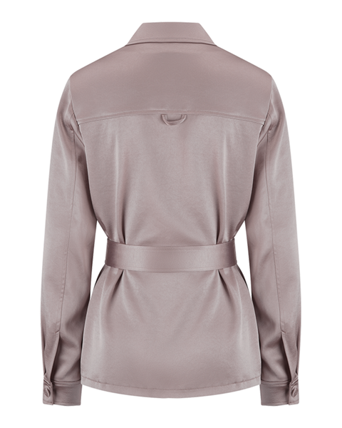 RIANI - Satin Belted Blouse