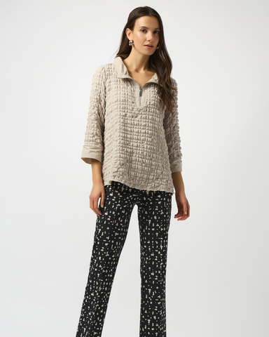 Joseph Ribkoff - Ruched Stone Top