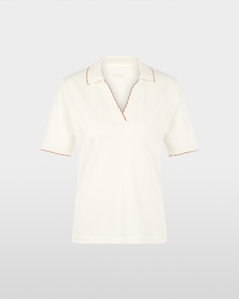 Marc Cain - Polo with Contrast Collar
