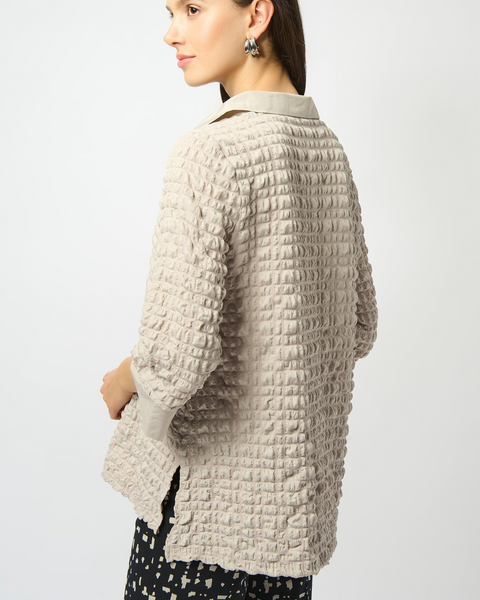 Joseph Ribkoff - Ruched Stone Top