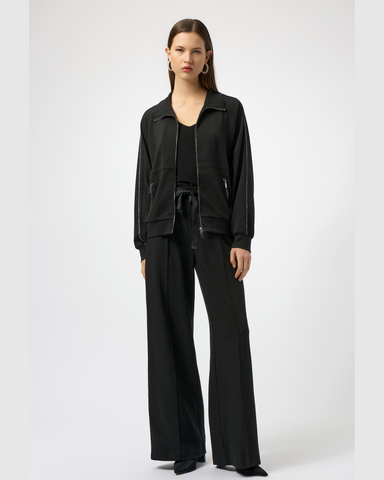 Joseph Ribkoff - Scuba Jersey Wide Leg Pull-On Pants