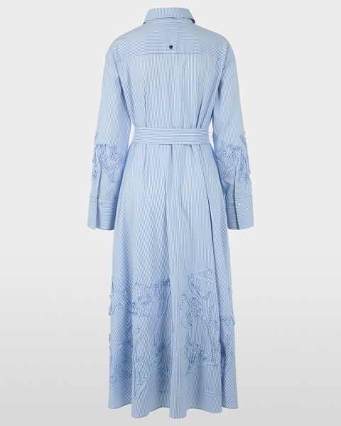 Marc Cain - Striped Blue and White Shirt Dress