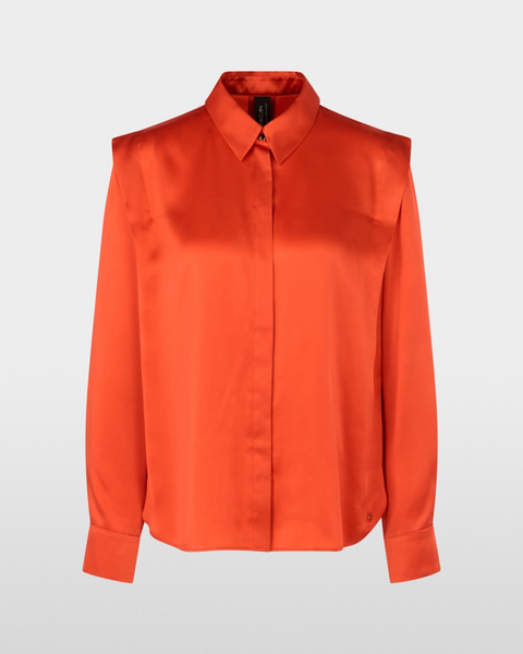 Marc Cain - Coral Silk Blouse