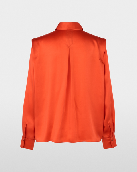 Marc Cain - Coral Silk Blouse