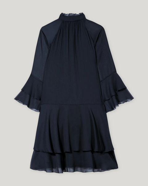 Luisa Cerano - Navy Tiered Dress
