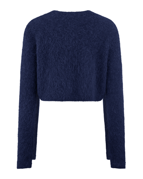 RIANI - Blue Cardigan with Bow
