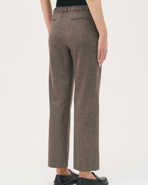 Rosso35 - Brown Tweed Trousers