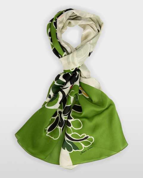 Marc Cain - Green Printed Scarf
