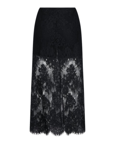 RIANI - Black Lace Skirt