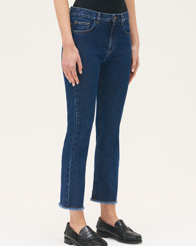 Rosso35 - Fringed Ankle Jean