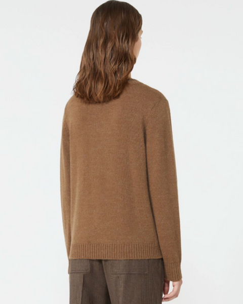 Weekend Max Mara - Llama Motif Print Crew Neck Jumper