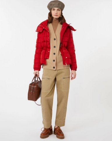 Weekend Max Mara - Red Short Down Jacket