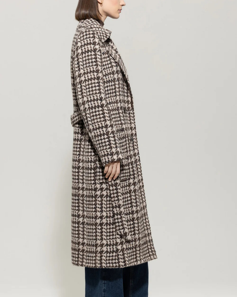 Luisa Cerano - Glencheck Coat with Belt