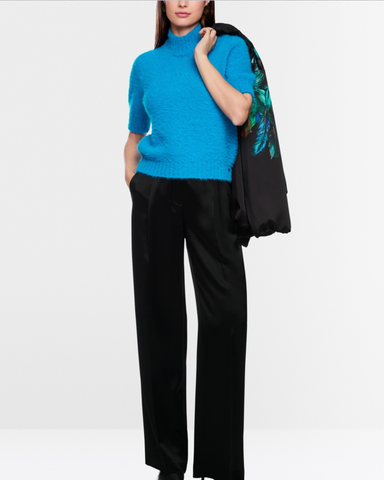 Marc Cain - Blue Fluffy Sweater