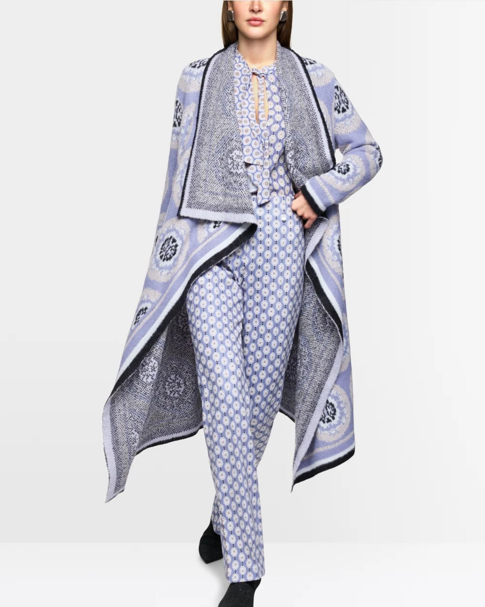 Marc Cain - Lavender Knitted Coat