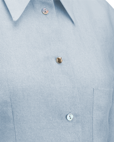 RIANI - Blue Shirt Dress