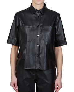 Purotatto - Faux Leather Shirt