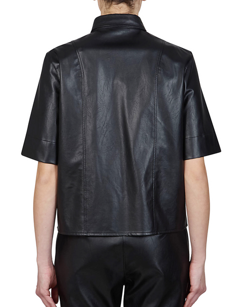 Purotatto - Faux Leather Shirt