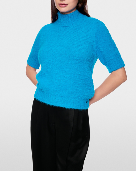 Marc Cain - Blue Fluffy Sweater