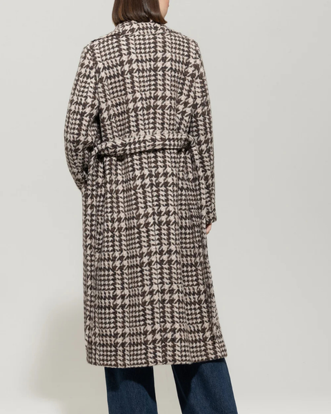 Luisa Cerano - Glencheck Coat with Belt