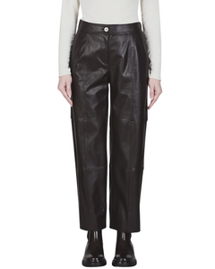 Purotatto - Black Faux Leather Trousers