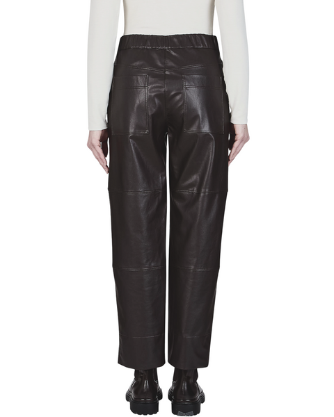 Purotatto - Black Faux Leather Trousers