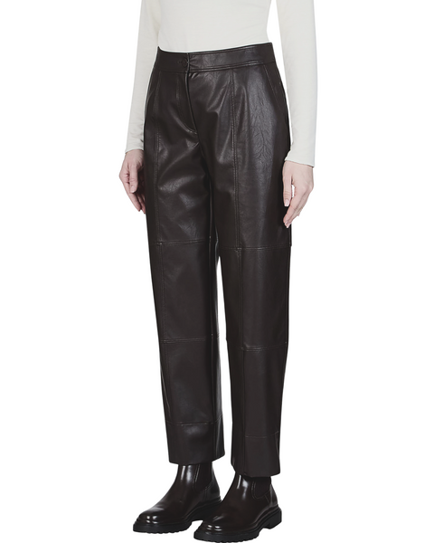 Purotatto - Black Faux Leather Trousers