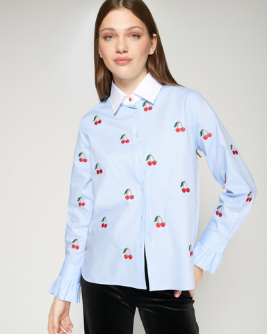 Vilagallo - Cherry Print Shirt