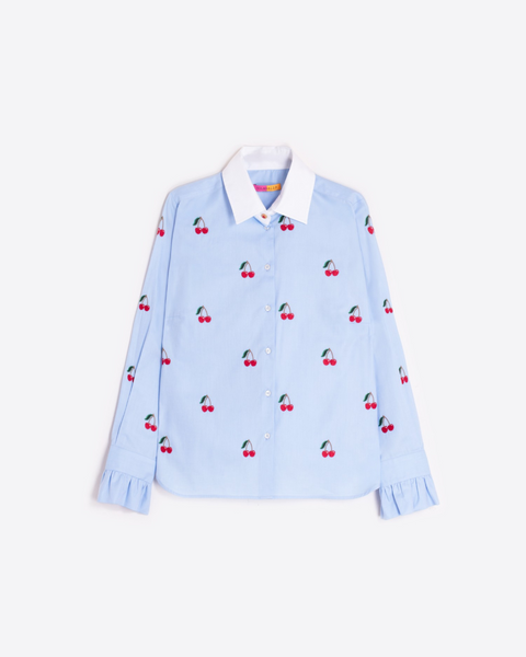 Vilagallo - Cherry Print Shirt