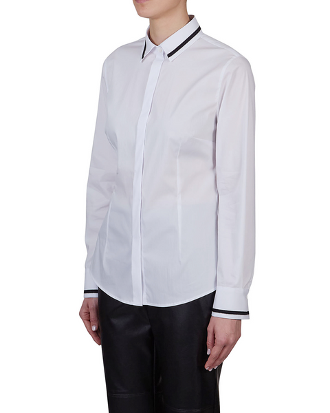 Purotatto - White Shirt with Black Trim Detailing