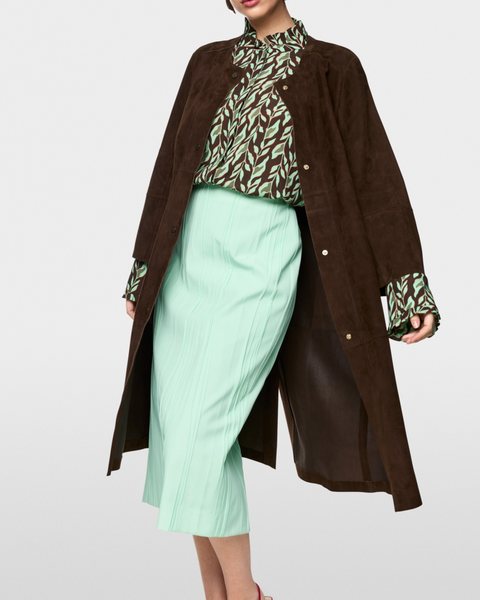 Marc Cain - Brown Suede Coat