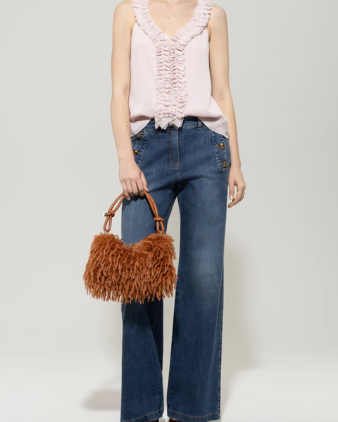 Luisa Cerano - Faux Fur Look Bag