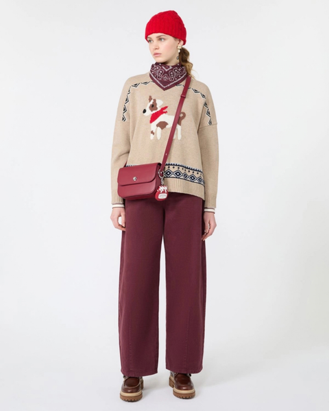 Weekend Max Mara - Loose Jumper in Wool Jacquard