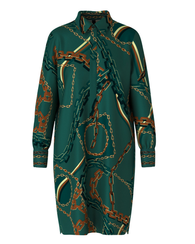 Marc Cain - Silk Print Shirt Dress