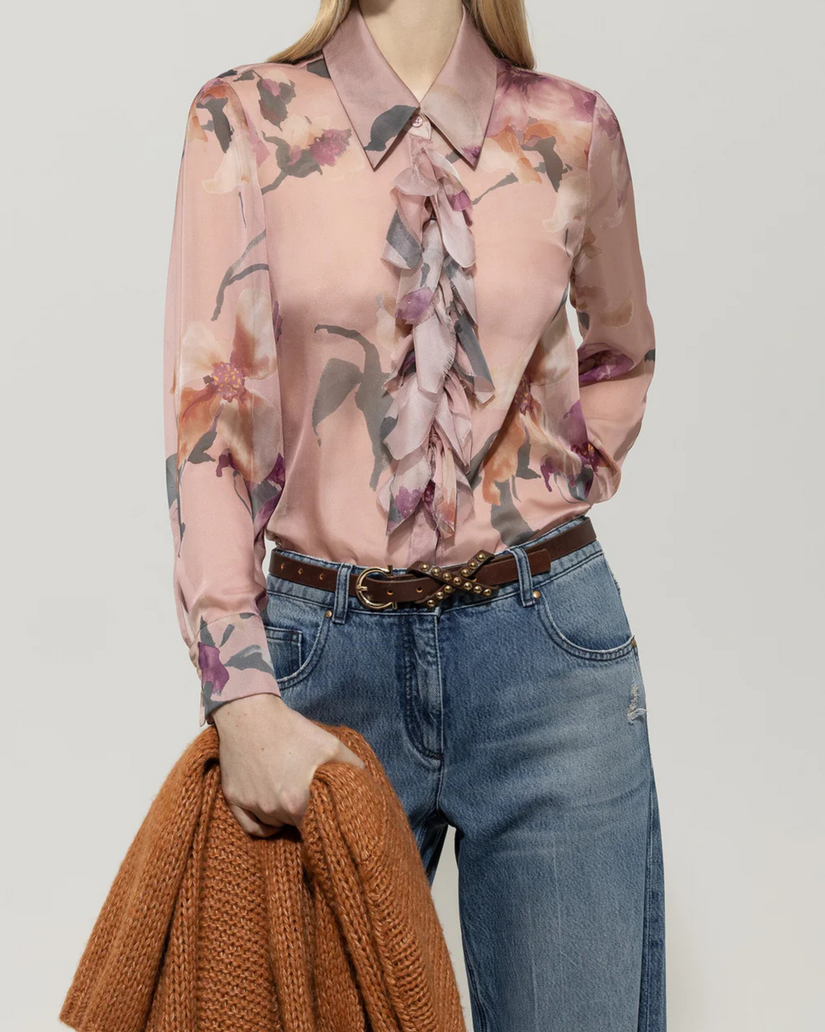Luisa Cerano - Belt with Stud Details