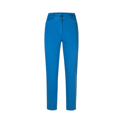 RIANI - Cornflour Blue Cotton Trousers 393730-3404