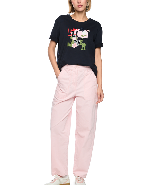 Marc Cain - Printed Navy T-Shirt