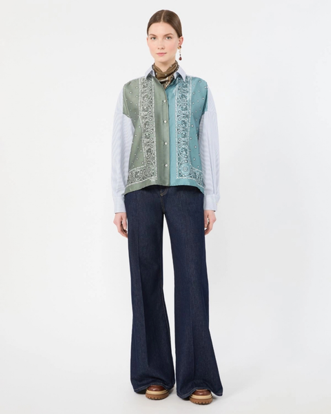 Weekend Max Mara - Technical Twill and Cotton Poplin Shirt