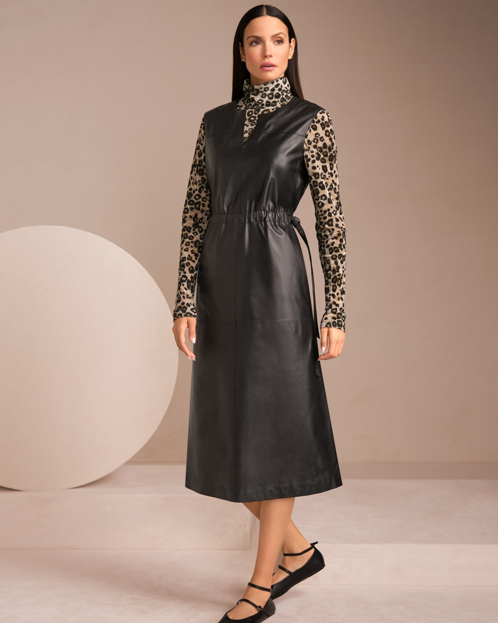 Marc Cain - Leopard Print Polo Top