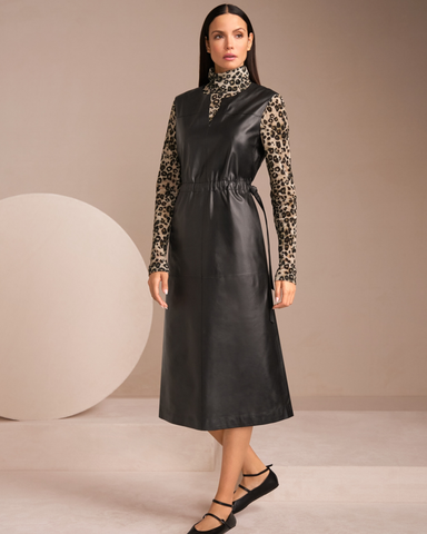Marc Cain - Leopard Print Polo Top
